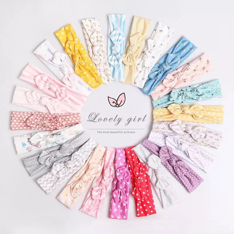 (Pimenova) Set Bandana 3 in 1 Bayi Baru Lahir Bando Bayi Perempuan  Bandana Newborn  Headband Set