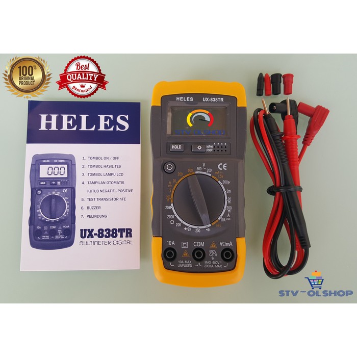 Multitester / Tester Digital Heles UX 838 TR