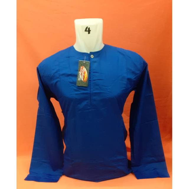 Baju koko polos model UJ #kokl tangan panjang#koko dewasa