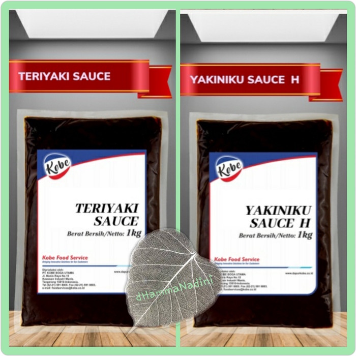 

Siap Kirim Saus Saos Teriyaki Yakiniku Kobe 1 Kg 1000 Gr - Teriyaki