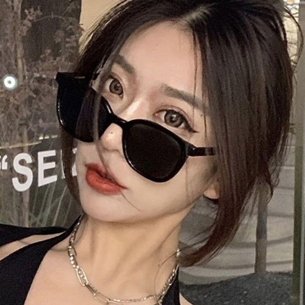 Mxbeauty Kacamata Mata Kucing Fashion Keren Anti Silau Korea Padi Kuku Eyewear Vintage Wanita Kacamata