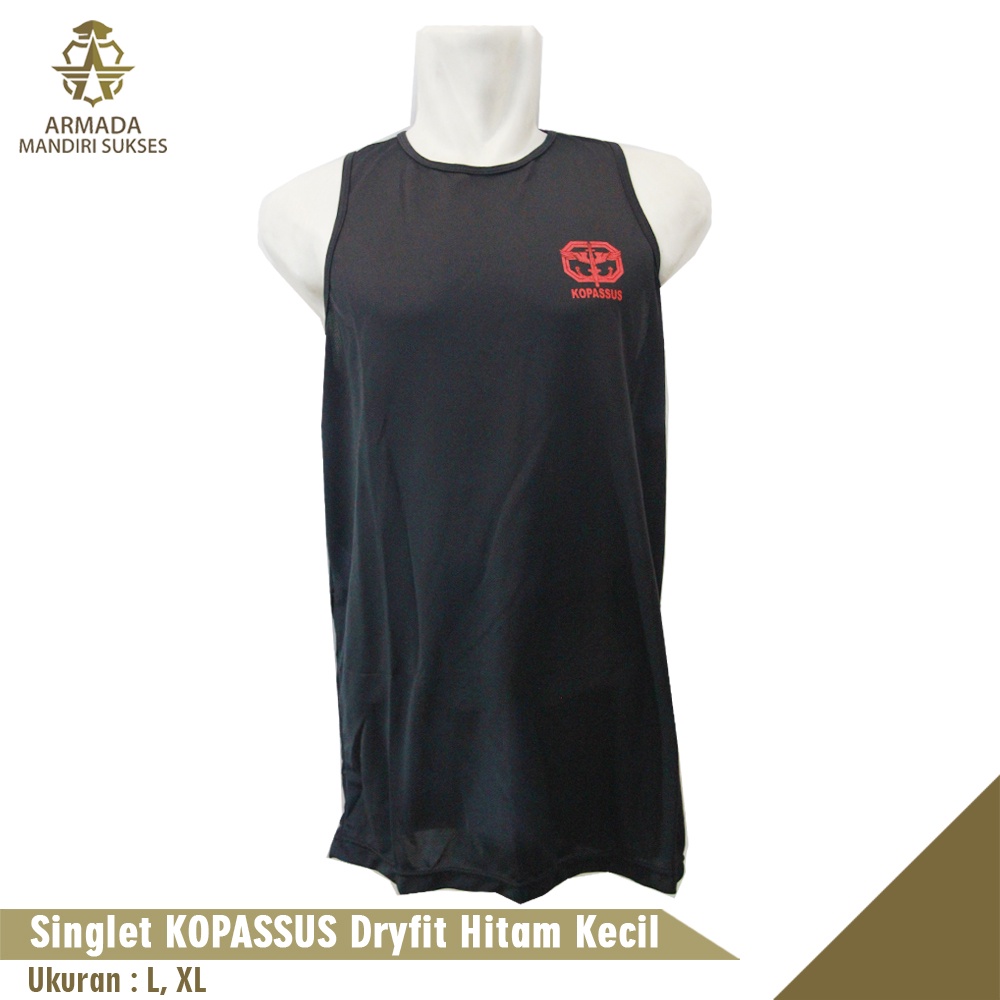 Kaos Singlet Kopassus Dri-fit Logo - Kaos Dalam Kopassus