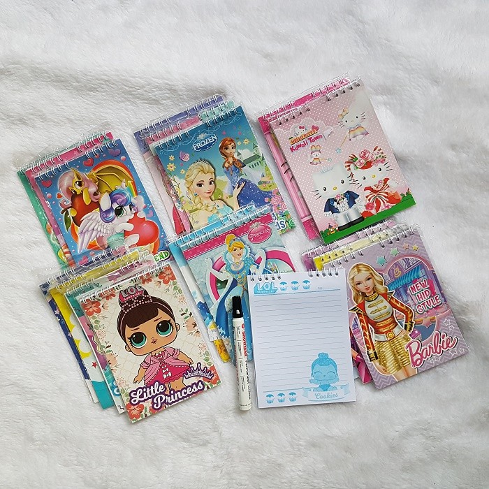 

Notes,memo mini, Desain lembar kertas sesuai gambar cover.