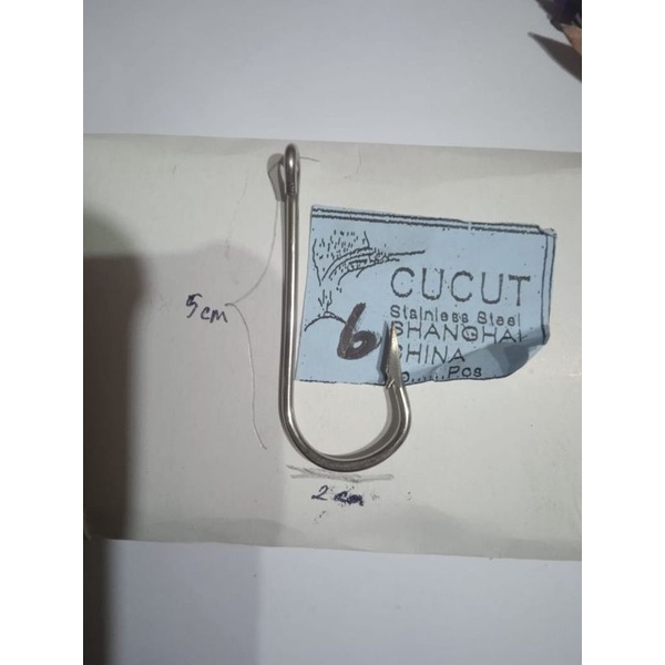 pancing stainless no 6 mrek cucut
