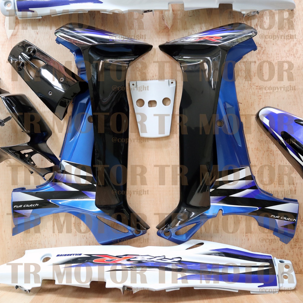 Cover Body Fizr F1zr Millenium Biru Full Set Halus Cover Bodi Yamaha Fiz r