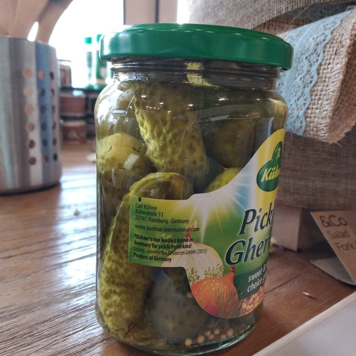 

sa2011aa Kuhne Pickled Gherkins / Ketimun Acar 330 Gr Xa20X1