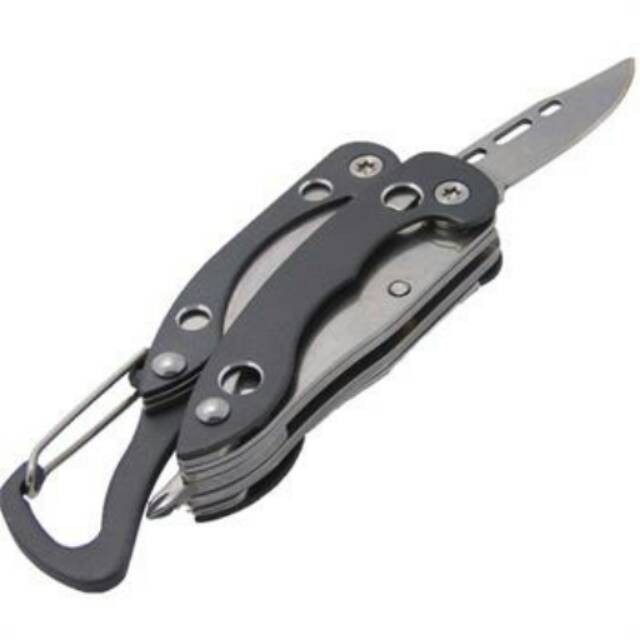 Pisau Lipat Stainless Multifungsi + Tang / KNIFEZER Tang Pisau Swiss Army Pocket Knife EDC