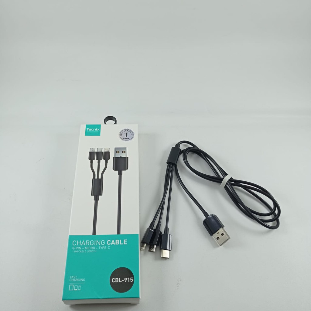 TECNIX CHARGING CABLE 3 IN 1 CBL 915