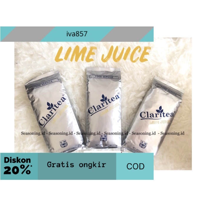 

PROMO Claritea Lime Tea | Bubuk Minuman Lime Tea GRATIS ONGKIR