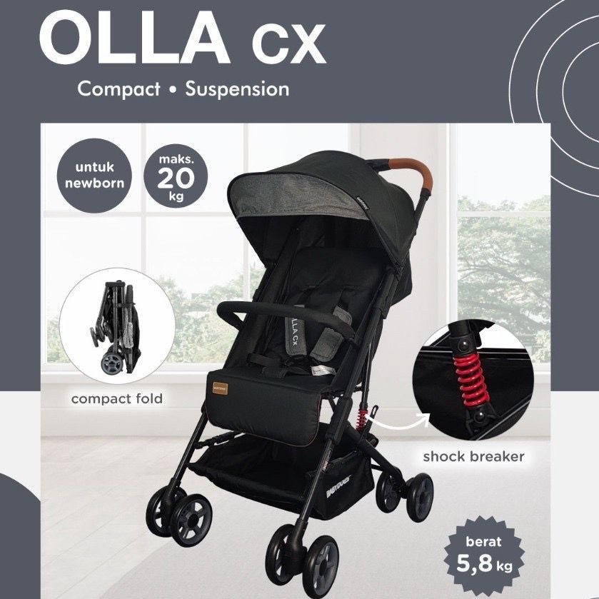 Stroller Babydoes Baby Does Olla , Olla R , Olla CX (dulu namanya Hola R)