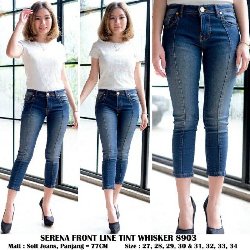 CELANA PANJANG//CELANA JEANS PANJANG PREMIUM//CELANA SERENA 7/9 TULANG