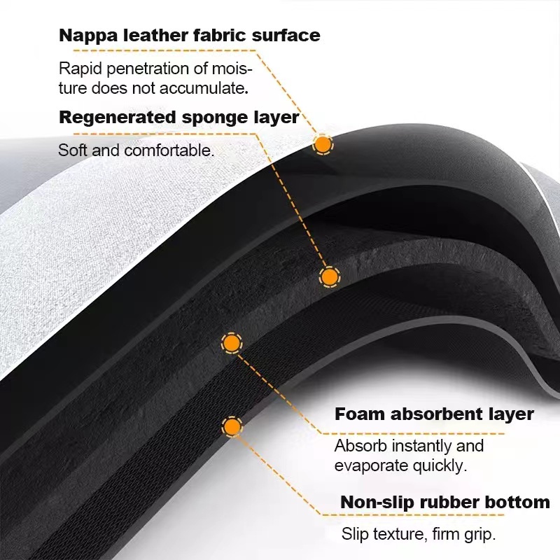 Keset Kaki  Diatomite Oval Keset Serap Air Cepat Kering /Keset Gulung Soft diatomite Bisa gulung cepat meresap air