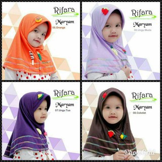 ilbab Anak RIFARA MARYAM ( Size L dan XL ), Jilbab Toping, Jilbab Unik