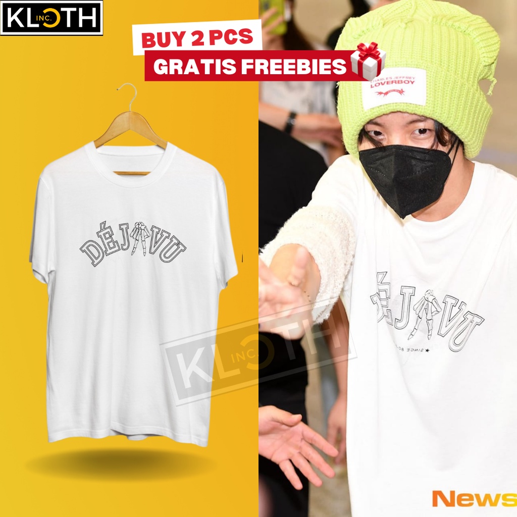 [BTS] Kaos BTS J-Hope Dejavu Cotton 24s Premium Bisa Upgrade Lengan Panjang