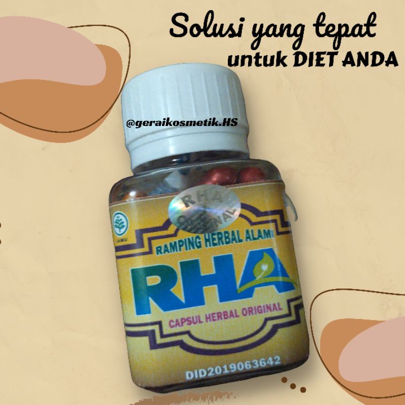 Rha Pelangsing Alami/Pelangsing herbal alami