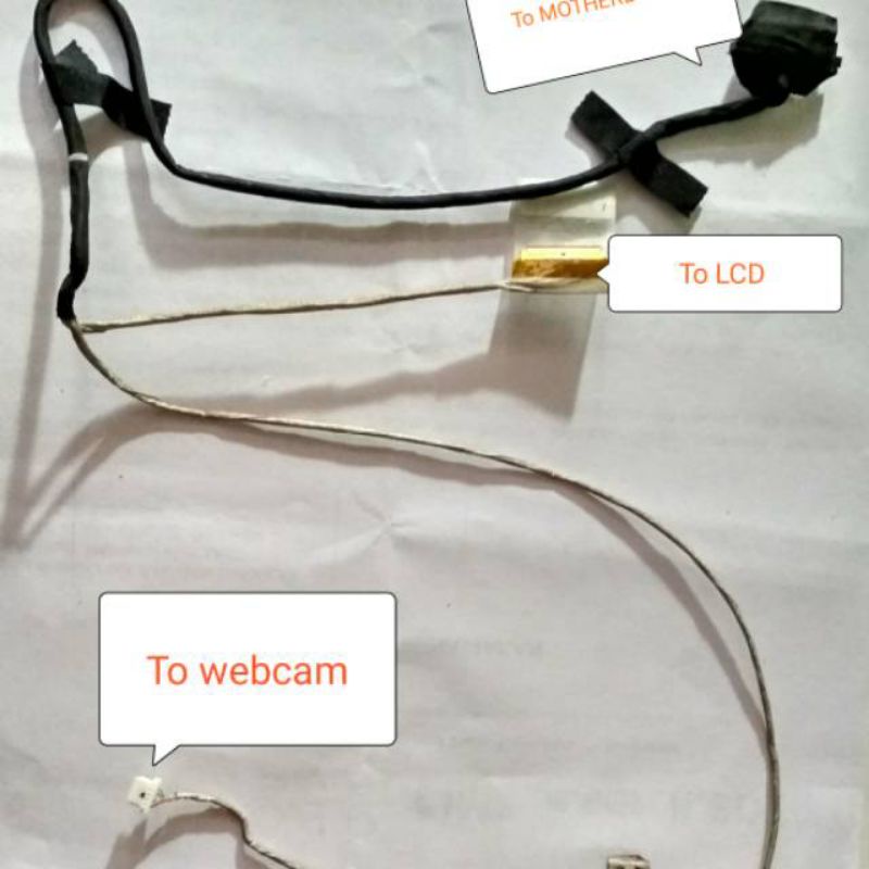 Kabel fleksibel Laptop acer one 14 z1402 felxible cable mobo to LED acer z1402 30 pin NDBT1401 LVDS