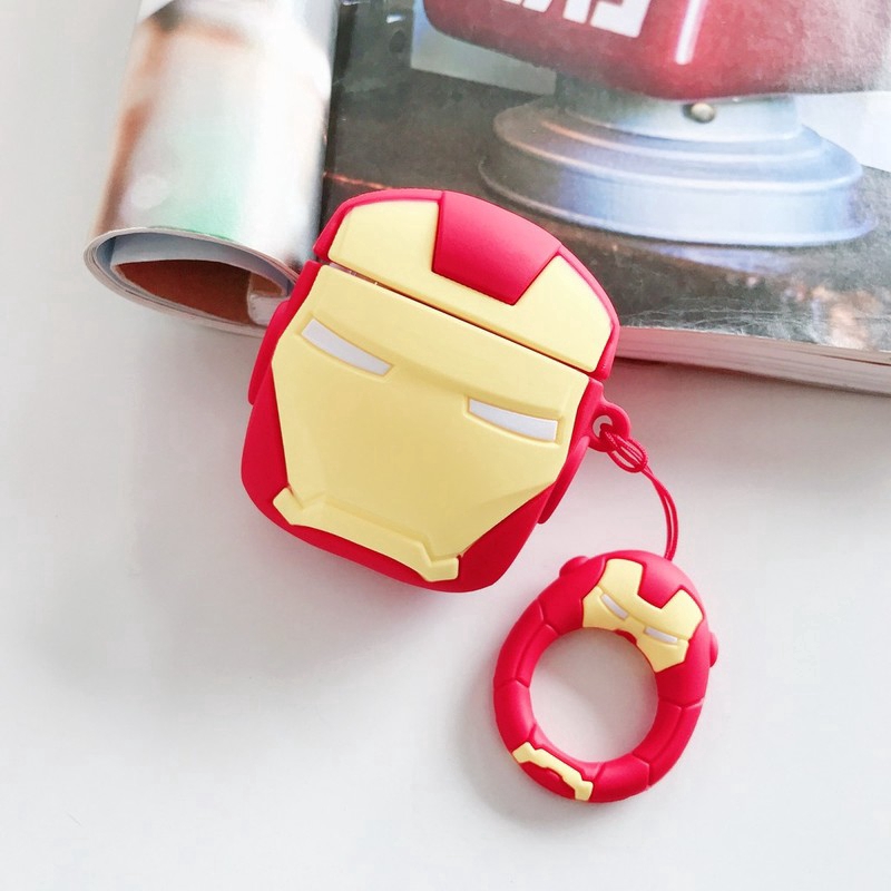 MARVEL Casing Case Pelindung Cover Belakang Bahan Silikon Untuk AirPods 1 2 3