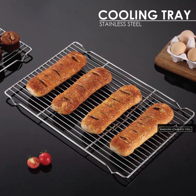 Cooling Tray Nampan Tatakan Saringan Peniris Minyak Panggangan Multifungsi Medium Large 54cm 33cm