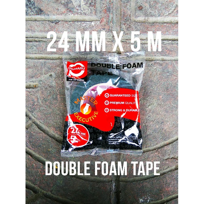 [Roll] Daimaru Double Foam Tape 24 mm x 5 Meter Hijau / Merah