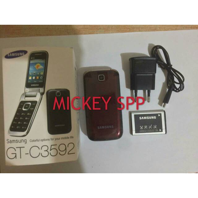 HP SAMSUNG LIPAT GT-C3592 DUAL SIM C3592 HP SAMSUNG GT-C3592