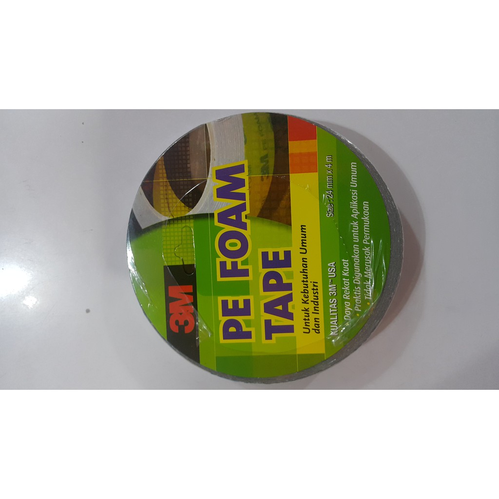 

Terlaris 3M isolasi Double Tape PE Foam 24mm x 4M Original