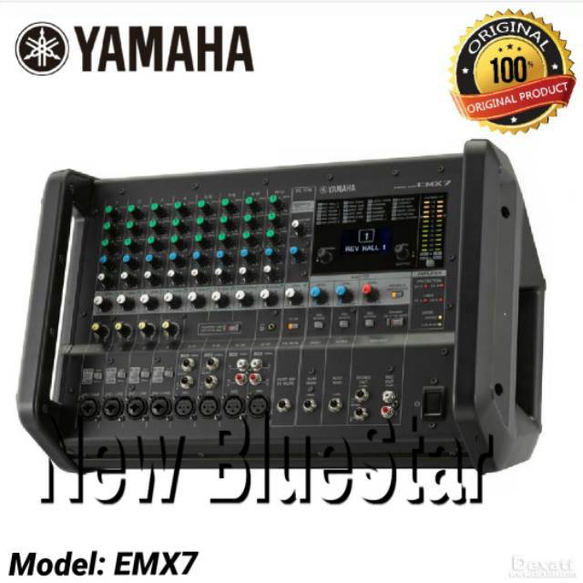 Power Amplifier Mixer Yamaha EMX 7 (12 channel) Original Produk EMX7
