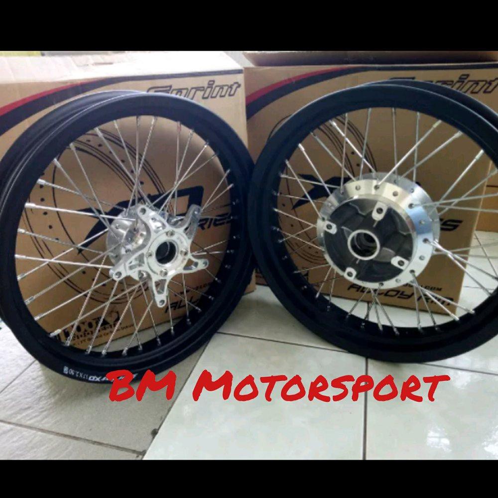 Paketan velg jari jari CB 150 R CBR 150 R New Pelek Tapak Lebar 18