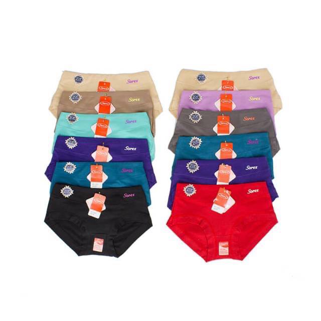 TERMURAH Celana Dalam Wanita Sorex Logo Timbul Seri 1232