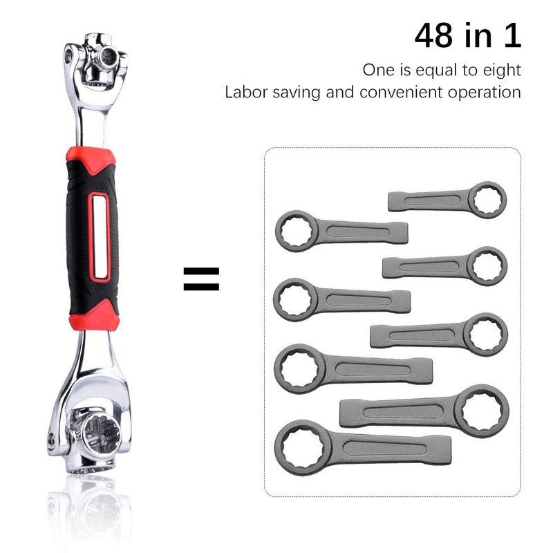 KUNCI TIGER WRENCH UNIVERSAL SOCKET 48 IN 1 SERBAGUNA