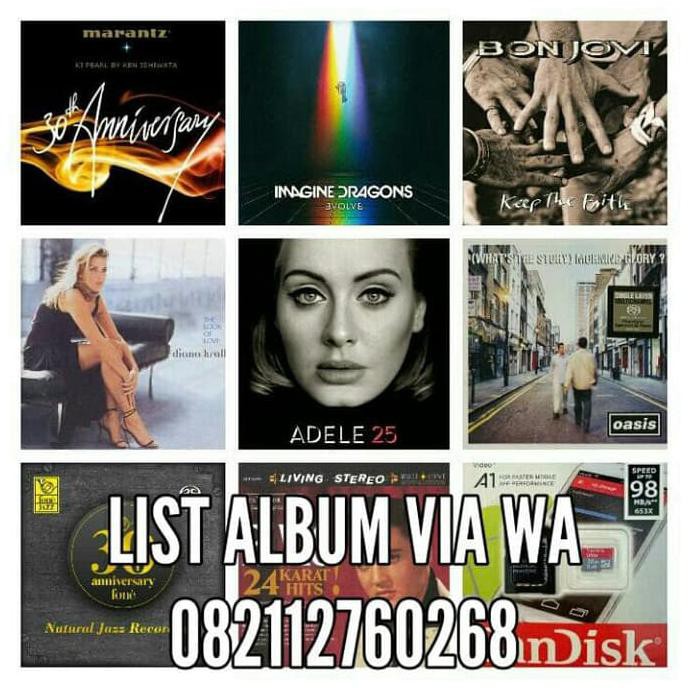 Sale Album Lagu Format Dsd 64 & Dsd 128 Dsf Dff Hi-Res & Micro Sd 16Gb