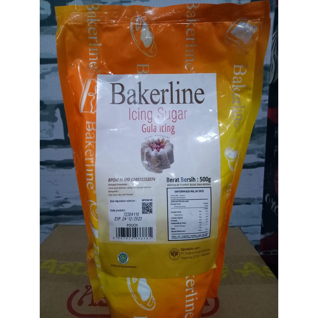 

Bakerline Icing Sugar / Gula icing 500gr