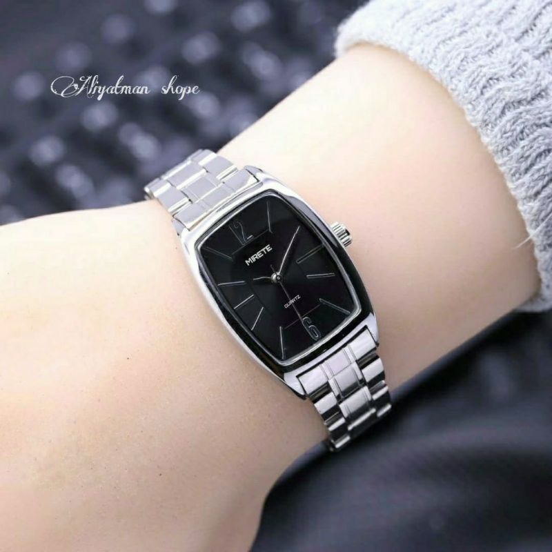 FREE BATRAI JAM TANGAN WANITA RANTAI STAINLIS STEL TAHAN AIR JAM TANGAN KASUAL WANITA MODEL CAPSUL  JAM TANGAN CEWEK ANTI AIR RANTAI ANTI KARAT FREE JAM TANGAN CEWEK TERLARIS MIRETE ORIGINAL