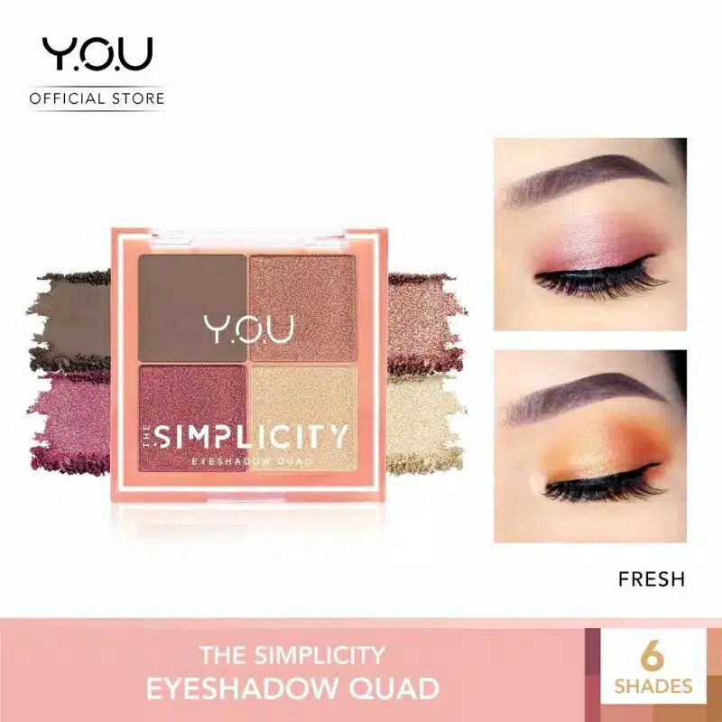 ☃️Cutezz_Ching1☃️YOU The Simplicity Eyeshadow Quad 5.2g - Eyeshadow