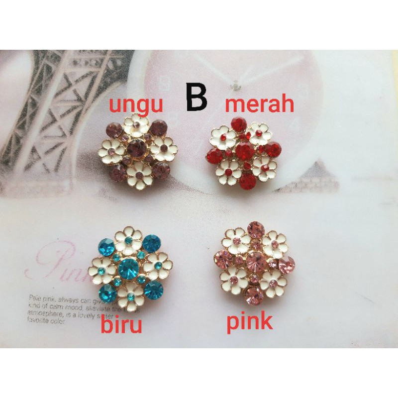 deco enamel flower diy / hiasan tasbih digital