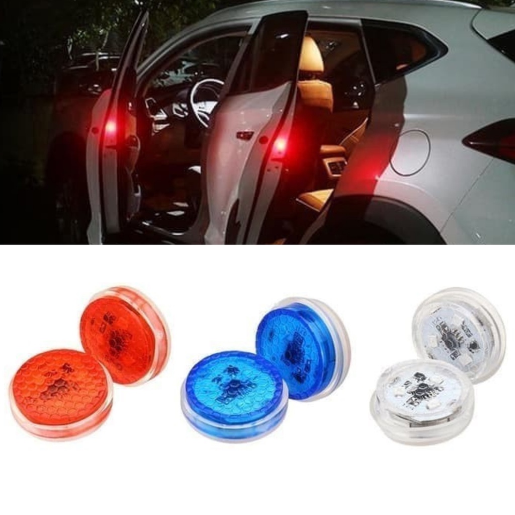 Lampu LED Peringatan Buka Pintu Mobil Wireless Safety Car Door Warning Light