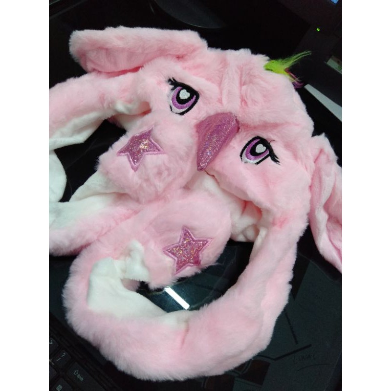 Topi kelinci bunny hat unicorn non lampu READY STOCK FULL MURAH!!!