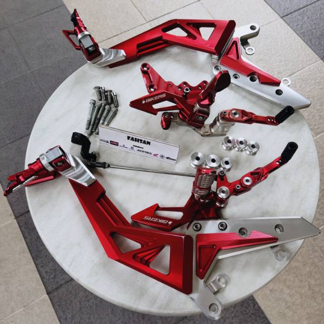 Footstep Underbone Bikers Original Kawasaki ER6 Er6n er6f ninja 650 kaki foot step racing footpegs r