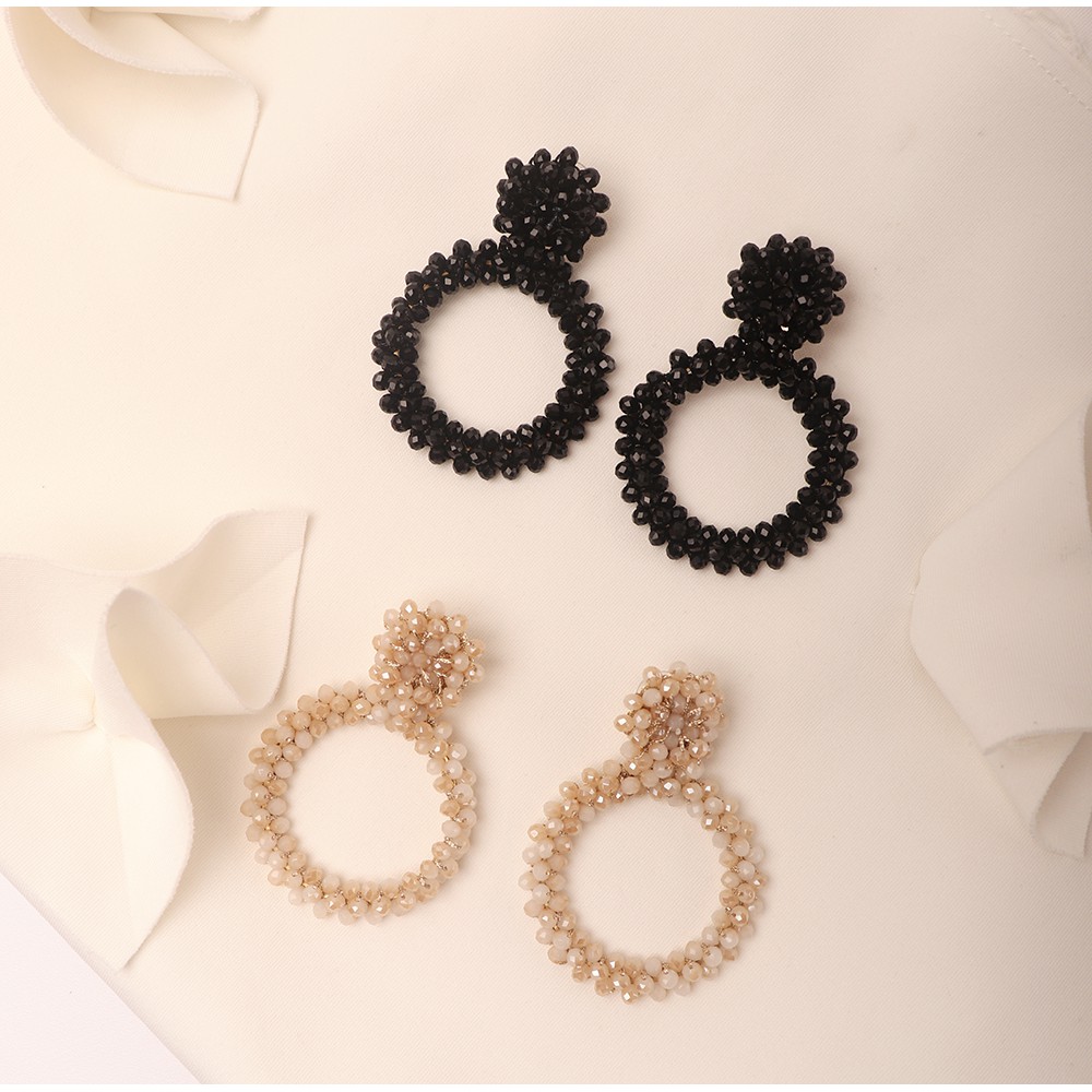 Anting Hijab juntai bulet I Anting Korea I Aksesoris Hijab