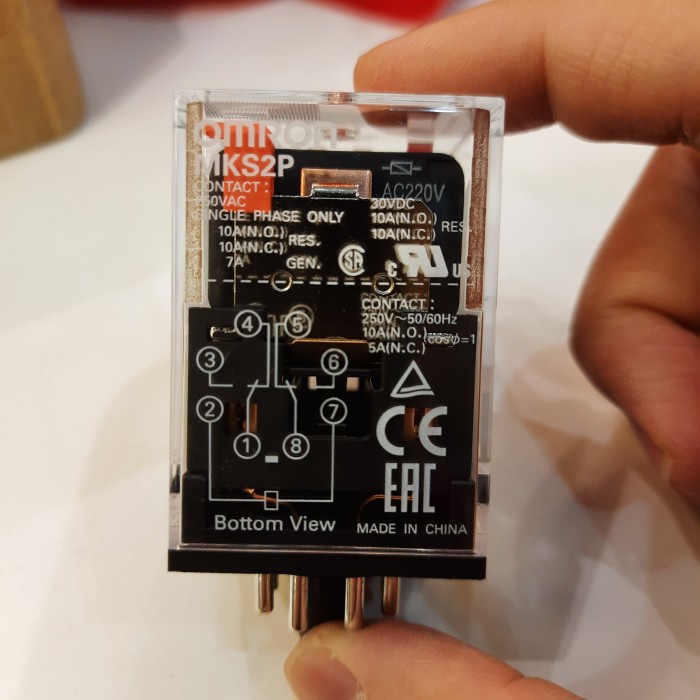 ORIGINAL Relay Omron MK2P-I / MK2P / MKS2P 220V 8PIN - 220V