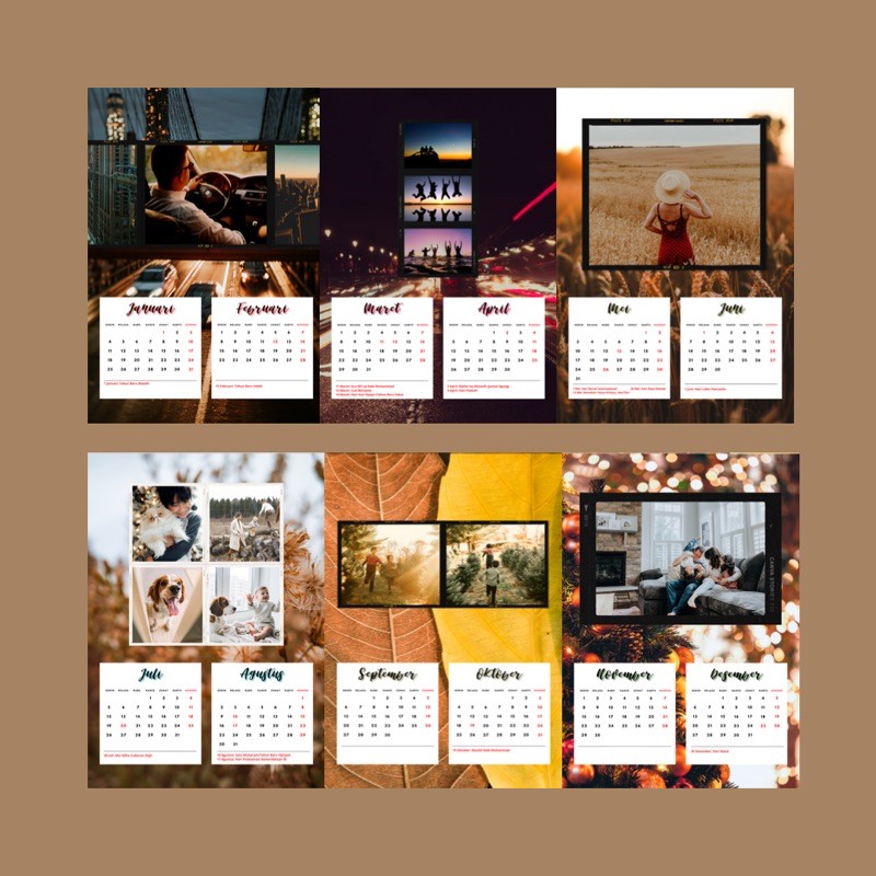 

KALENDER DINDING CUSTOM FOTO BEBAS