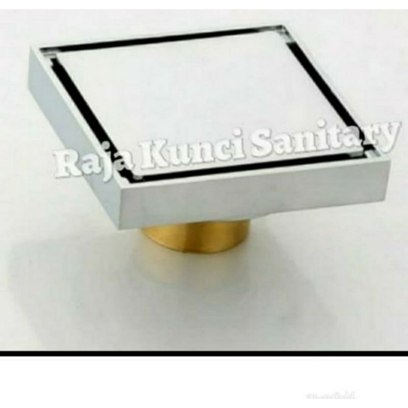 Smart Floor Drain Kuningqn Black/Hitam/Antik Brass(AB)/Chrome/Saringan Got Anti Bau/Anti Kecoa