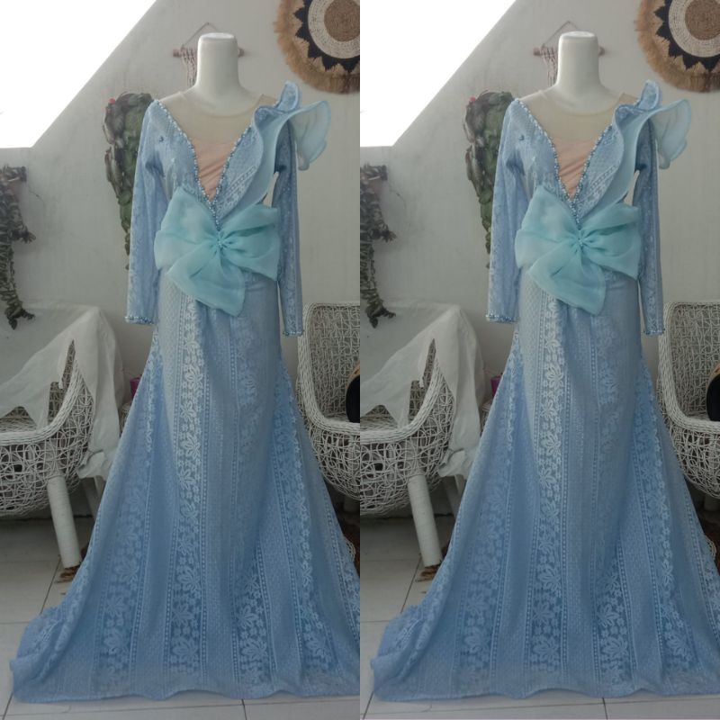 Dress brokat / baju singer penyanyi brukat