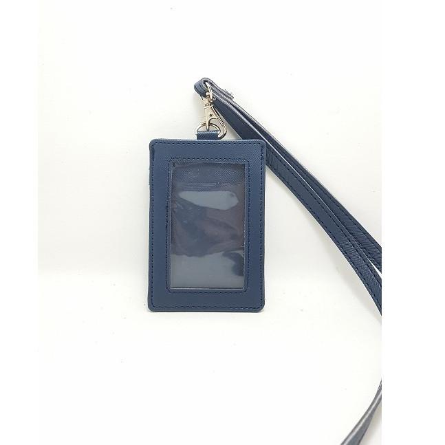 

[PROMO MAQ40] Name Tag ID Card Holder Kulit Lanyard Berkualitas PU Leather Lanyard NameTag ID Card Holder Ready Stock