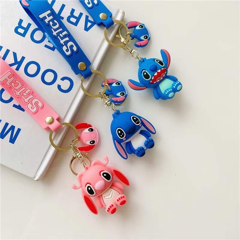 1pc Gantungan Kunci Boneka Lilo &amp; Stitch Mini Untuk Anak Laki-Laki / Perempuan