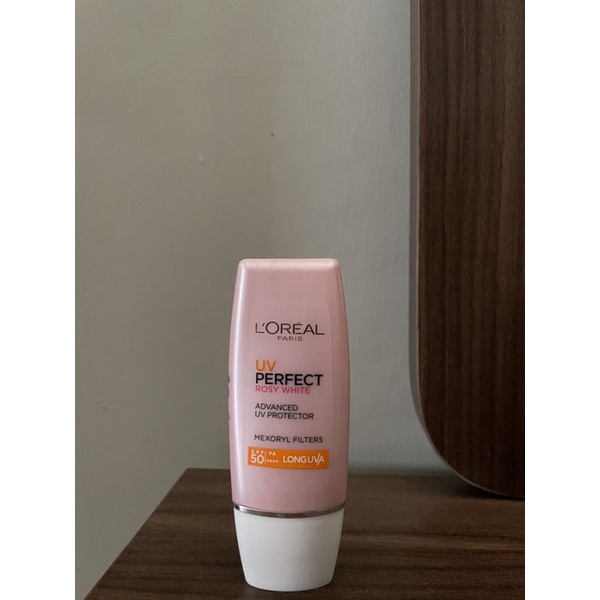 Preloved Sunscreen Loreal UV Perfect Rosy White