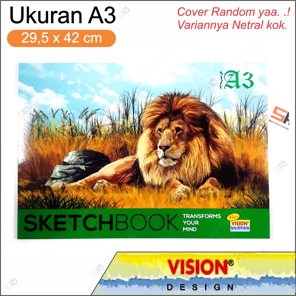 

Sketchbook A3 Vision - Sketch Book 30 Lembar 200gsm
