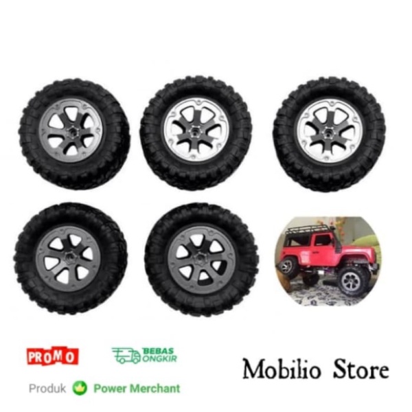 

Jual Upgrade Part - 5 pcs Wheel Rim Velg Tire Set Hex 5 mm Rc MN WPL Mobilio shopee