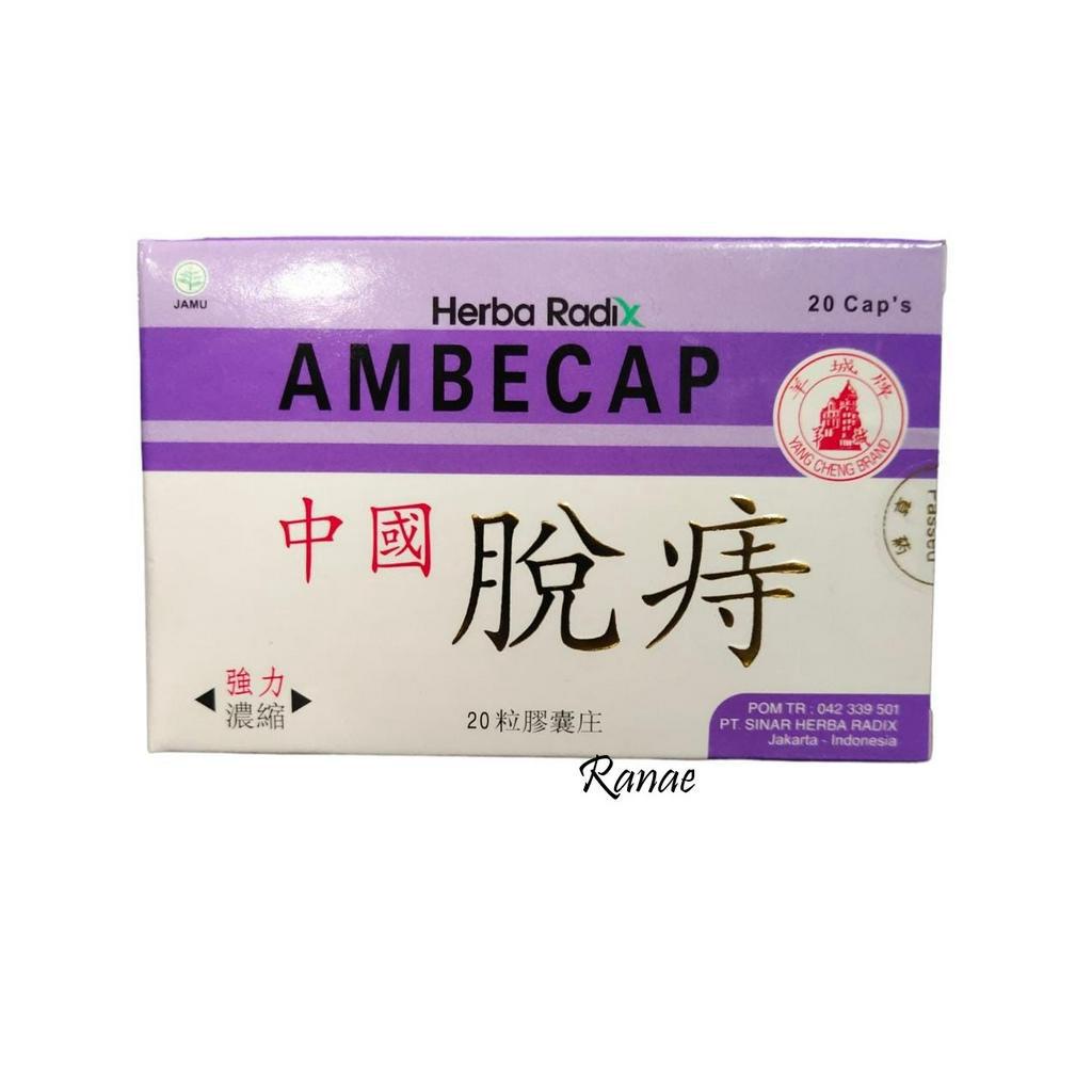 AMBECAP Zhonggui Moschus Touge - Obt Herbal Ambeien atau Wasir