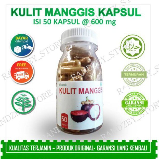 

obat kanker herbal suplemen kesehatan kapsul kulit manggis isi 50