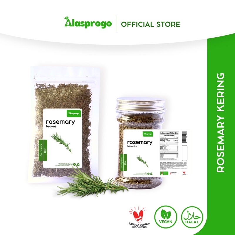 

Alasprogo Rosemary / Dried Rosemary Leaf / Daun Rosemary